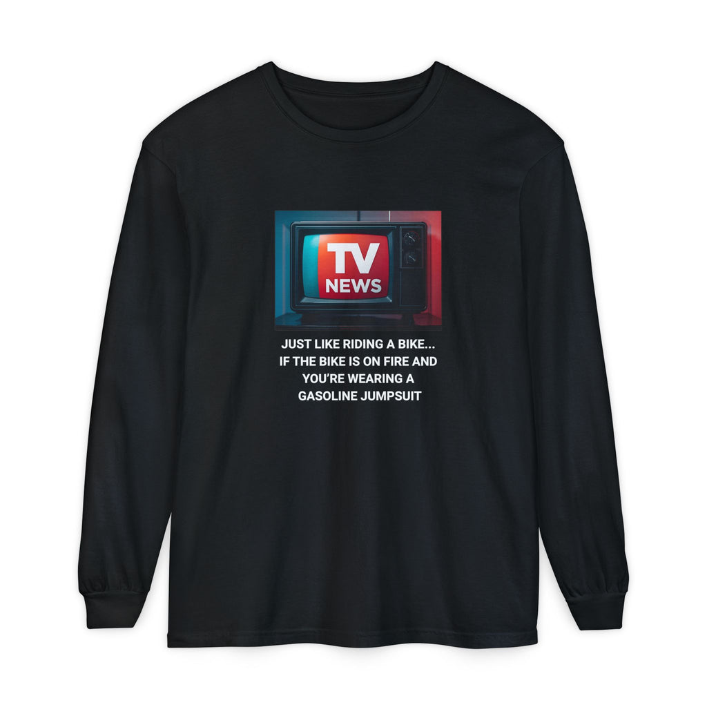 TV News Humor Long Sleeve T-Shirt