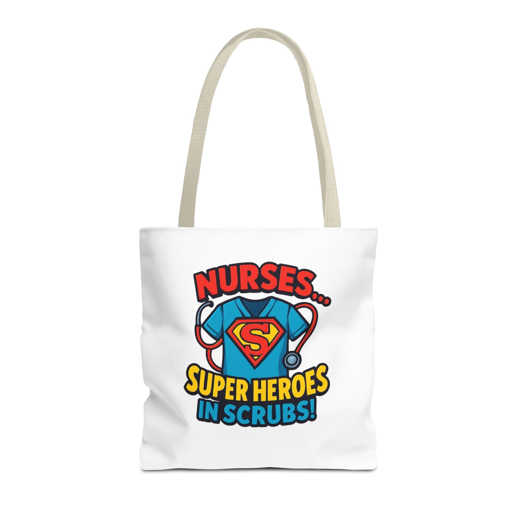 Nurse Tote Bag — "Nurses... Super Heroes in Scrubs" Gift Tote