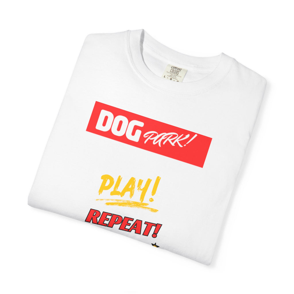 Dog Park Unisex Garment-Dyed T-shirt