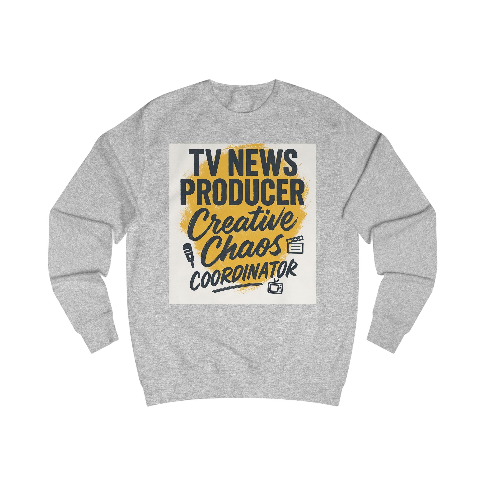 Cozy TV News Producer Sweatshirt, Creative Chaos Coordinator Gift, Unisex Crewneck for Journalists, Media Professionals, Birthday, TV [...]