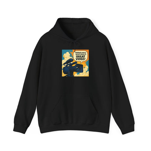 "Behind Every Great Video" Graphic Sweatshirt