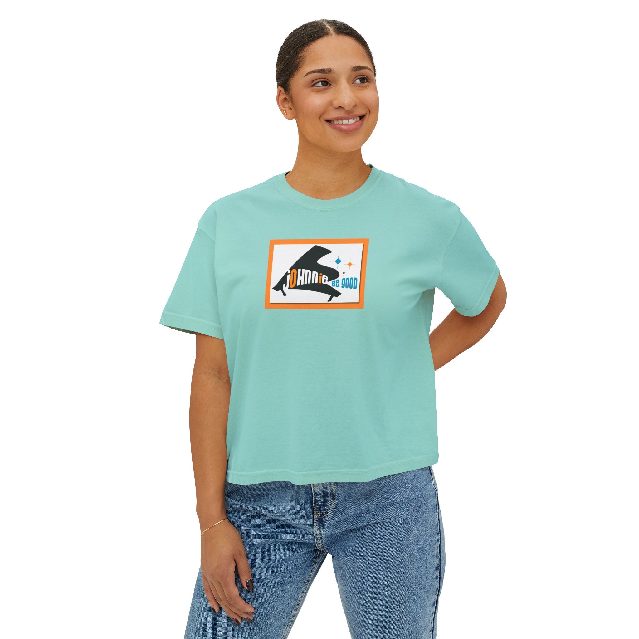 Johnnie Be Good documentary Women's Boxy Tee —