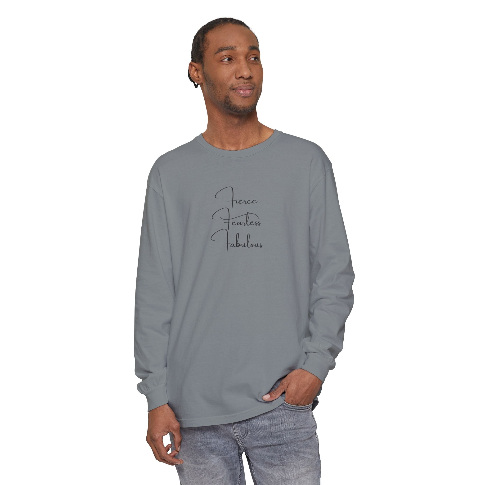 'Fierce Fearless Fabulous' Long Sleeve Tee