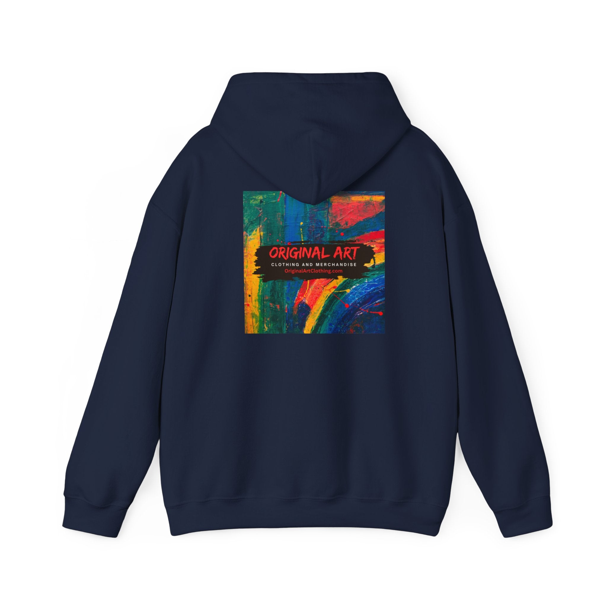 "Producing is My Super Power!" Retro Arcade Girl Graphic Hoodie — "Original Art" Back Print