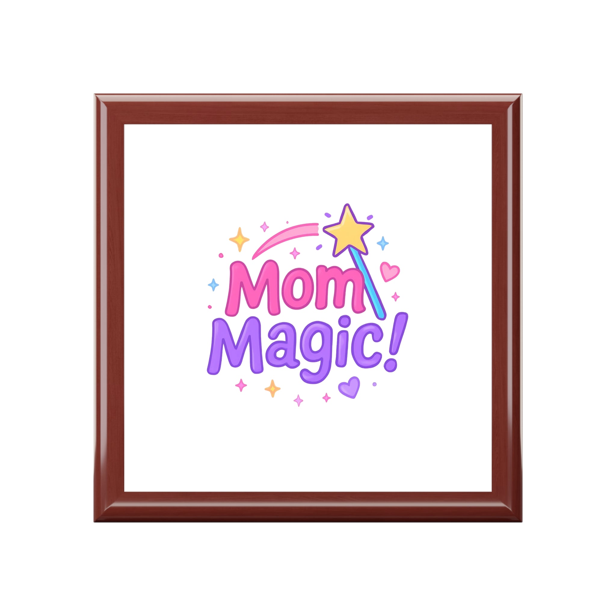 "Mom Magic!" Decorative Keepsake Jewelry Box for Mother's Day & Gifts