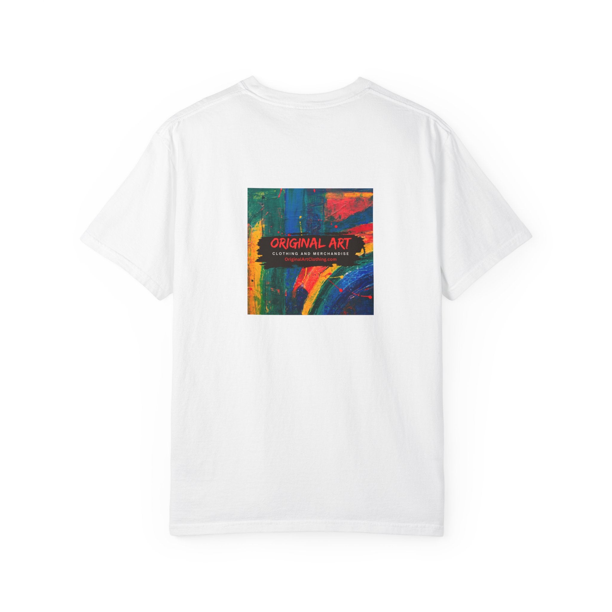 Teacher T-Shirt — "I teach. Kids first. Glitter optional." (Original Art Back)