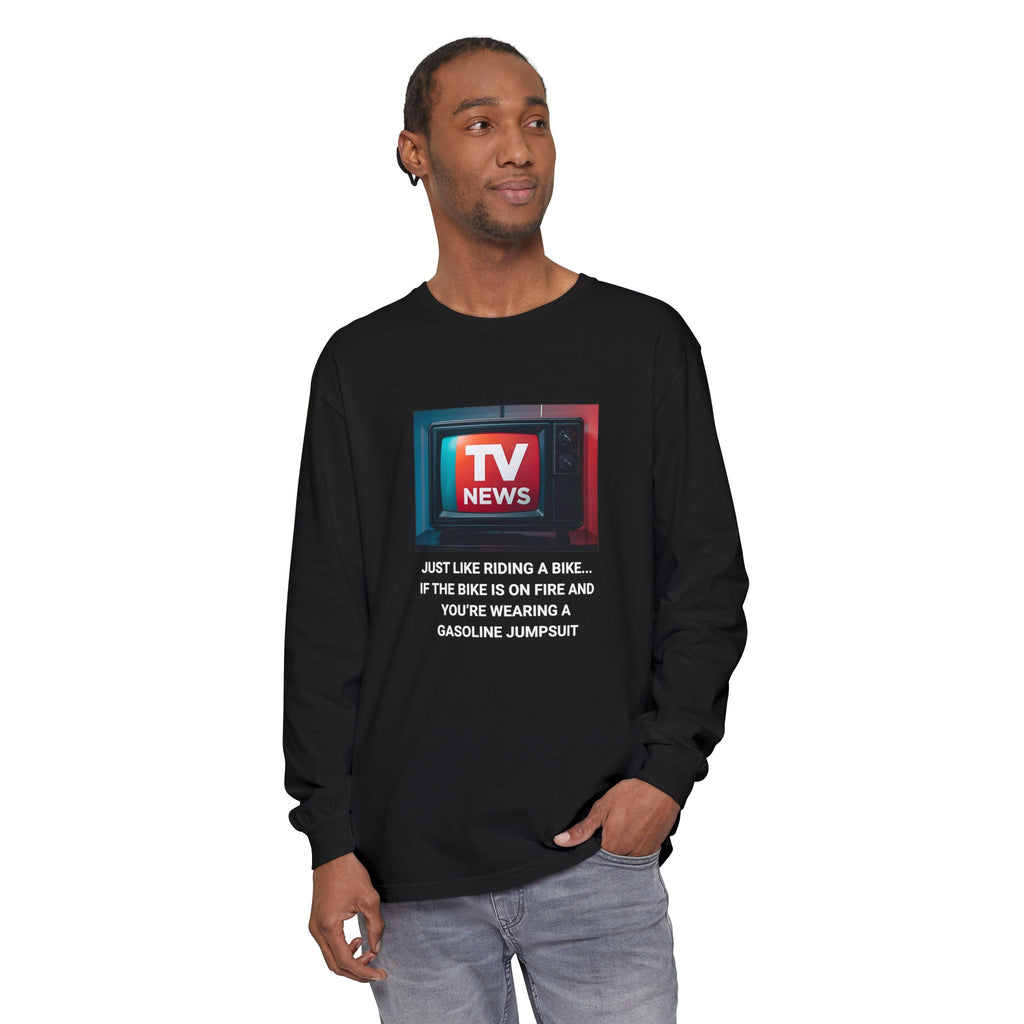 TV News Humor Long Sleeve T-Shirt