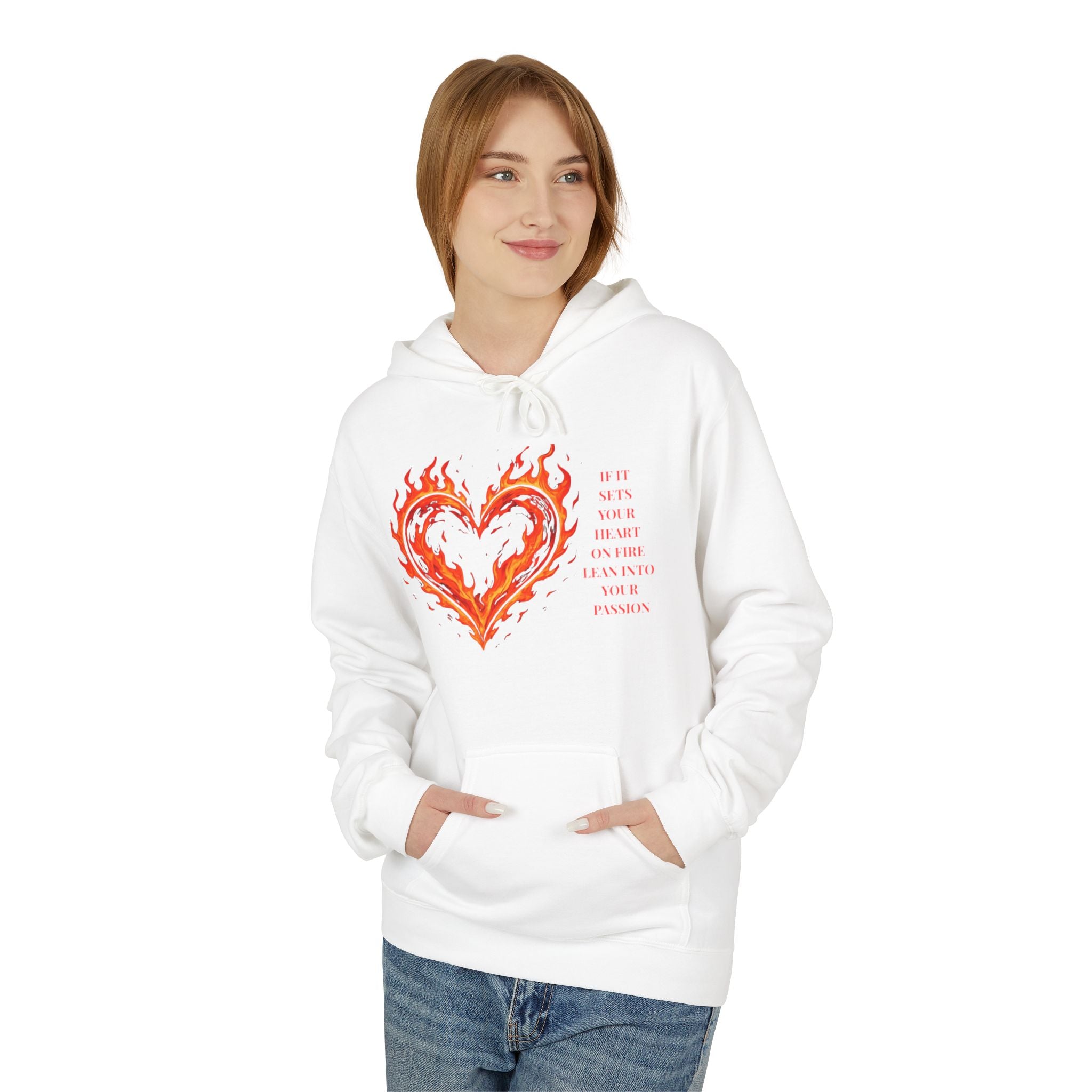If It Sets Your Heart On Fire Graphic Pullover