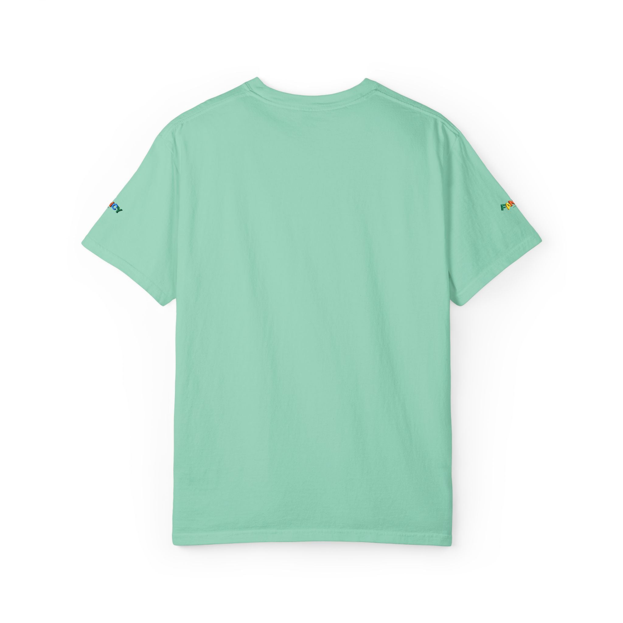 "Fancy" Colorful Logo T-Shirt — Small Chest & Sleeve Graphic