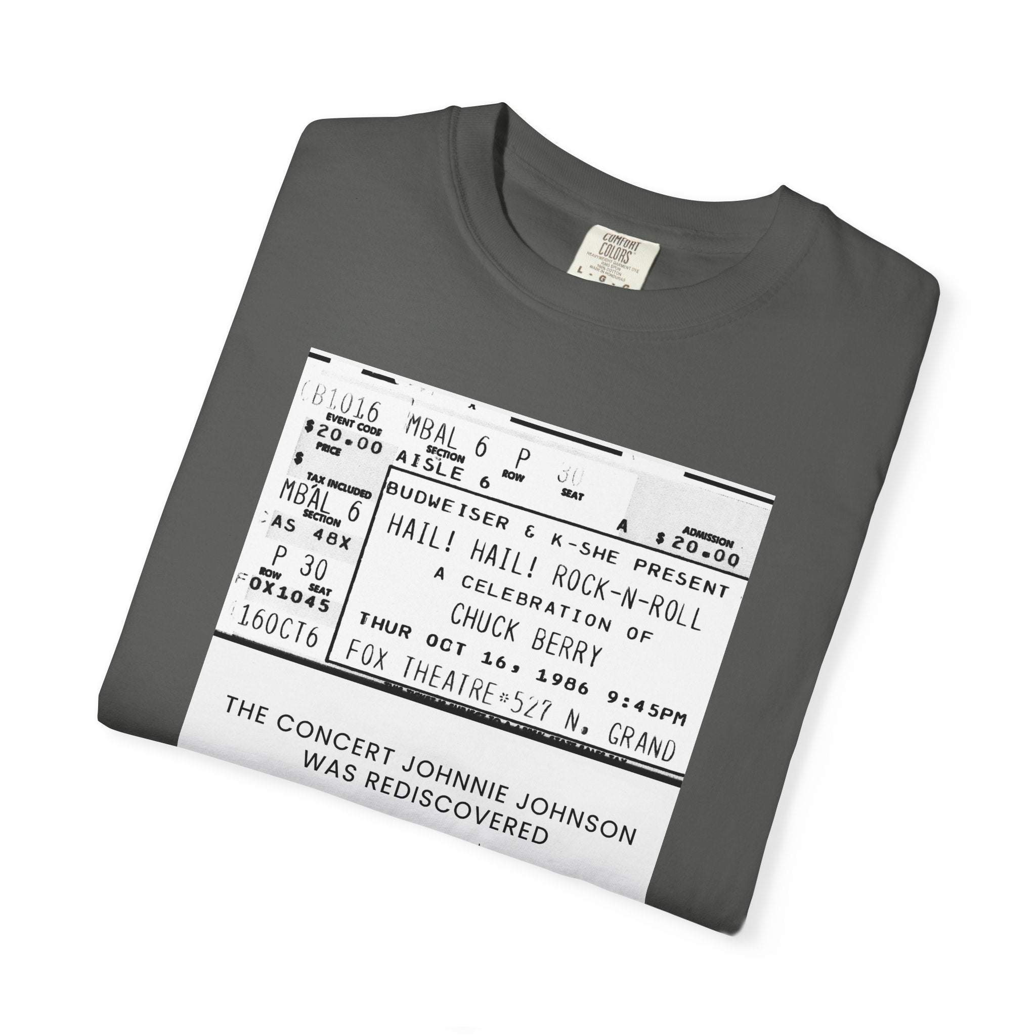 "The Concert Johnnie Johnson Was Rediscovered" Graphic T-Shirt