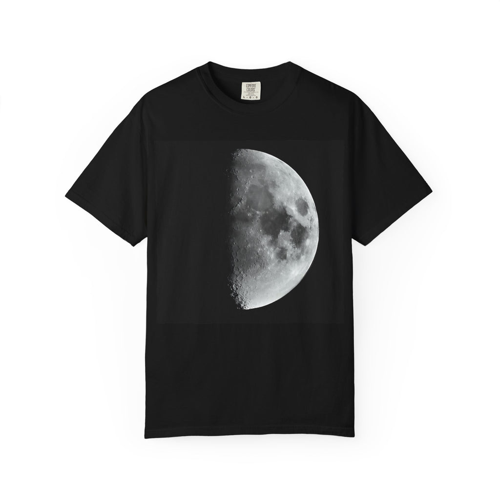 Moon Phase Unisex Garment-Dyed T-Shirt, Celestial T-Shirt, Lunar T-Shirt, Space Lover Gift, Astrology Tee, Casual Astronomy Wear