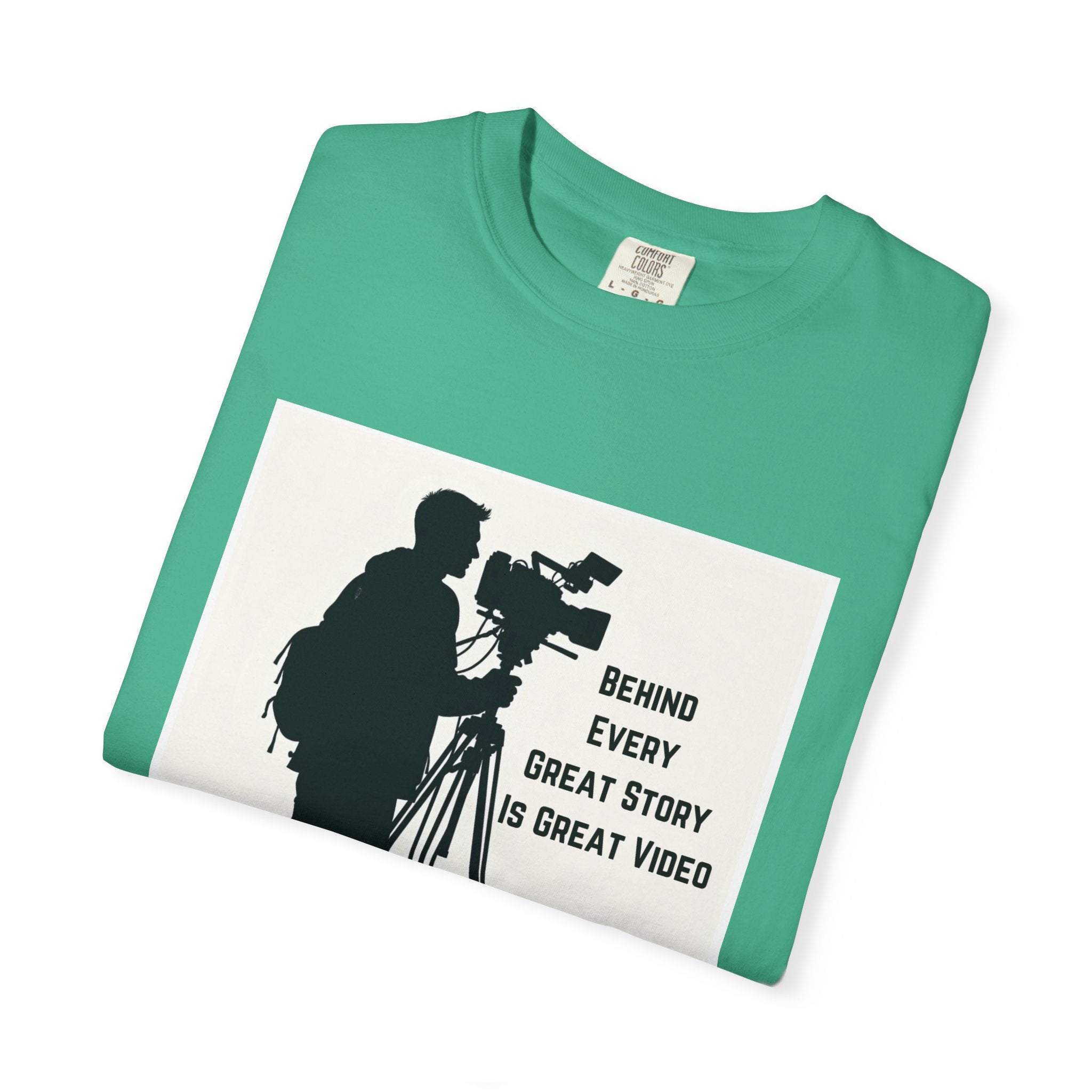 TV News Videographer: Unisex Garment-Dyed T-shirt