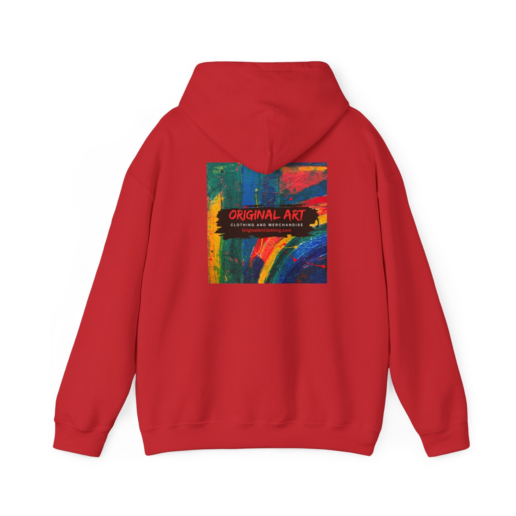 "Producing is My Super Power!" Retro Arcade Girl Graphic Hoodie — "Original Art" Back Print