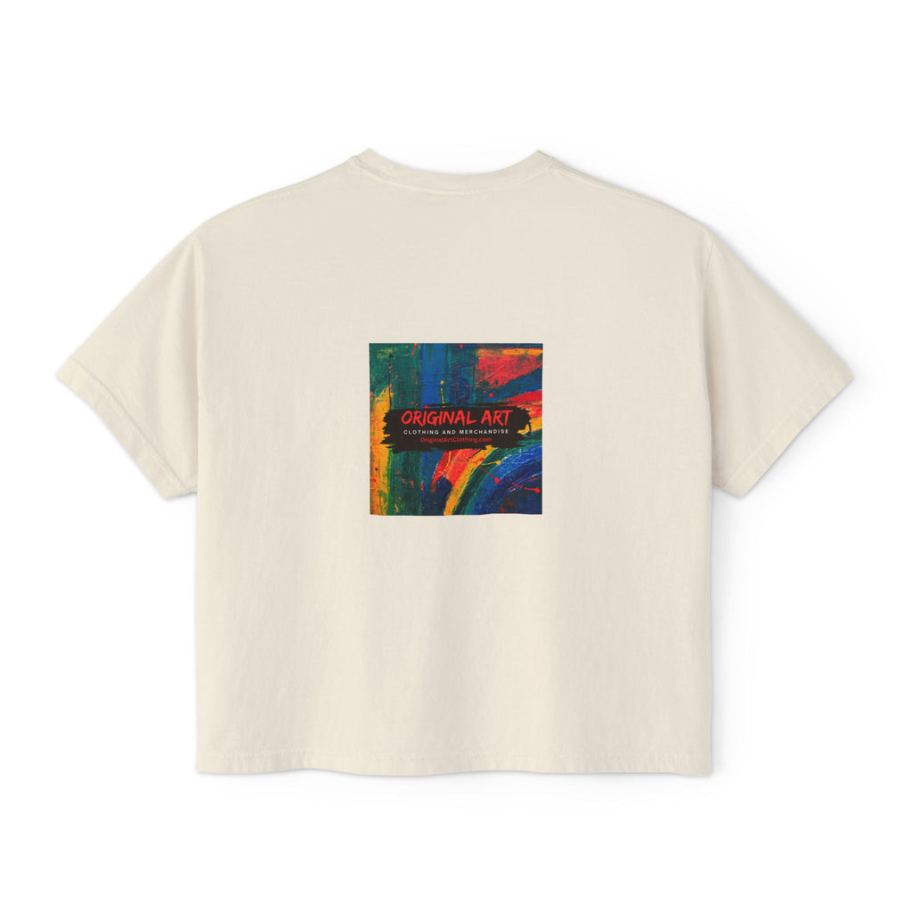 Game On! Level Up Women's Boxy Gaming Graphic Shirt