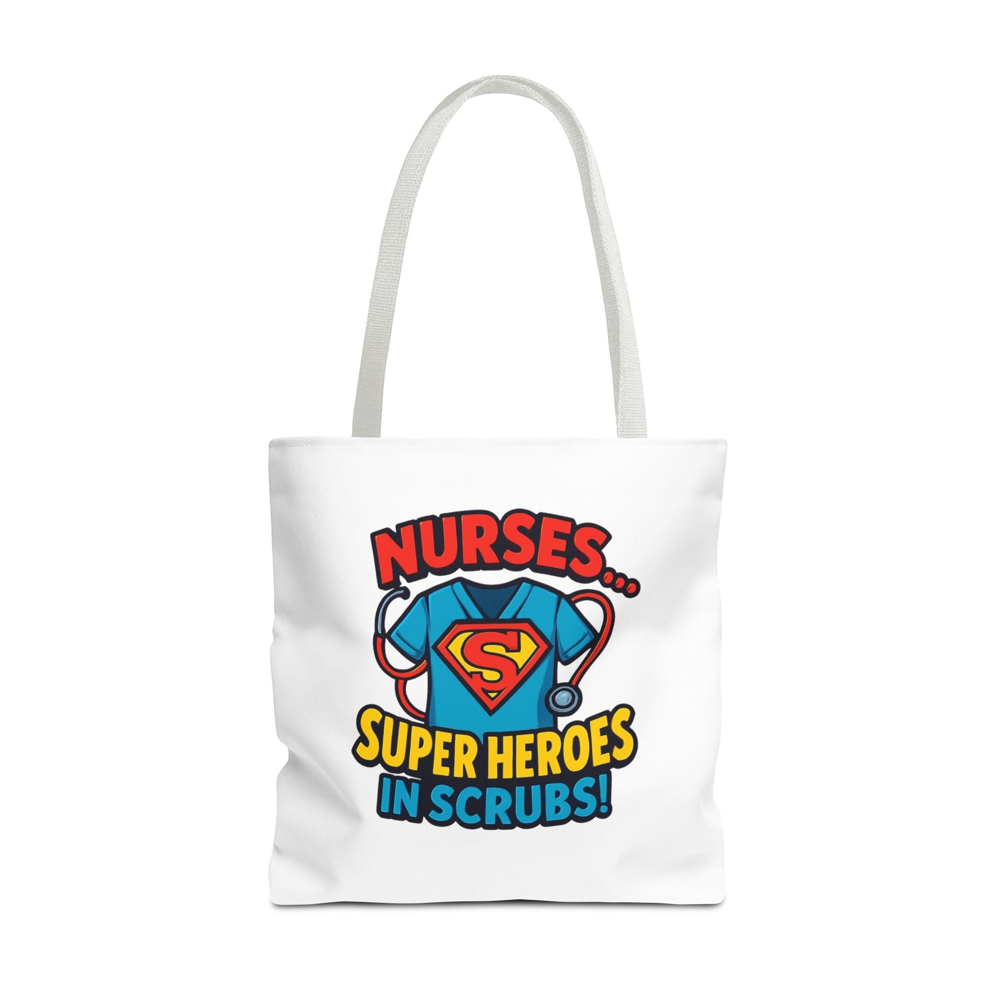 Nurse Tote Bag — "Nurses... Super Heroes in Scrubs" Gift Tote