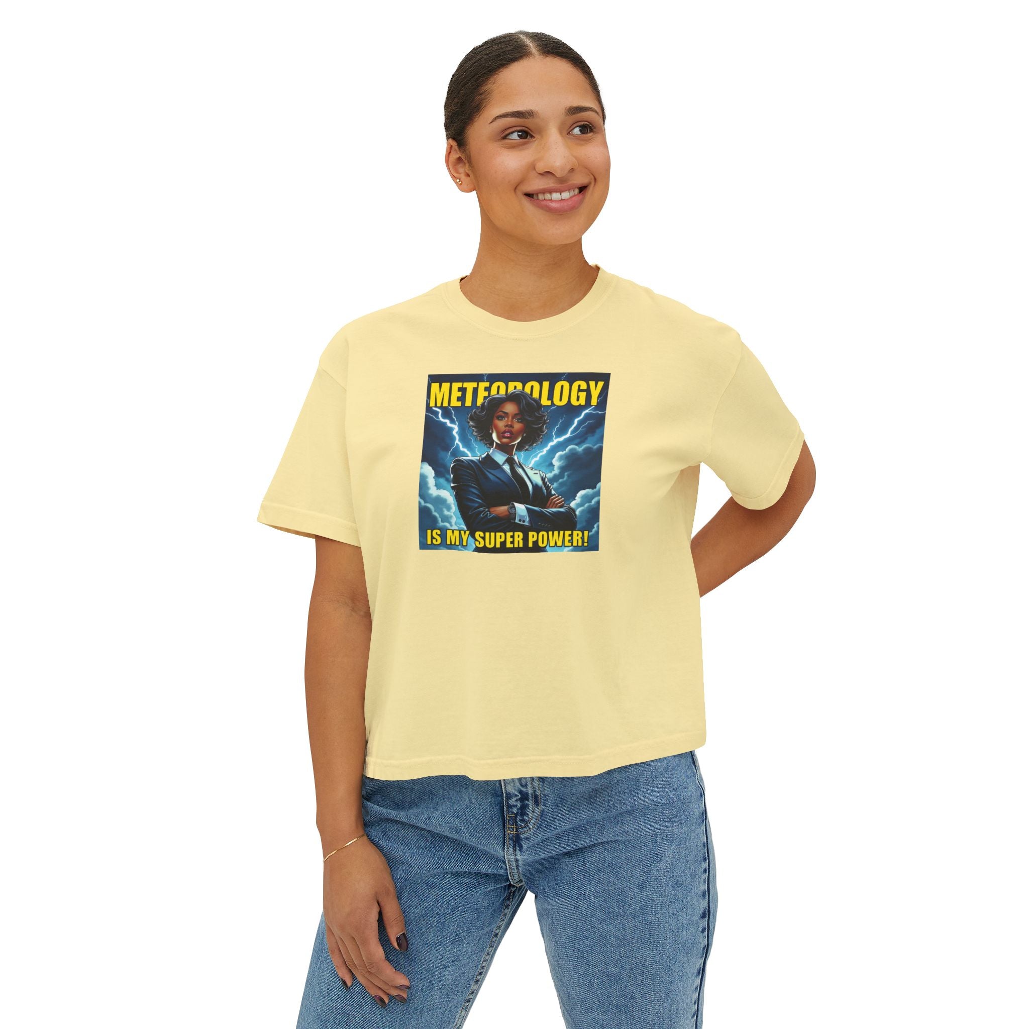 Meteorology Is My Super Power Women's Boxy Tee