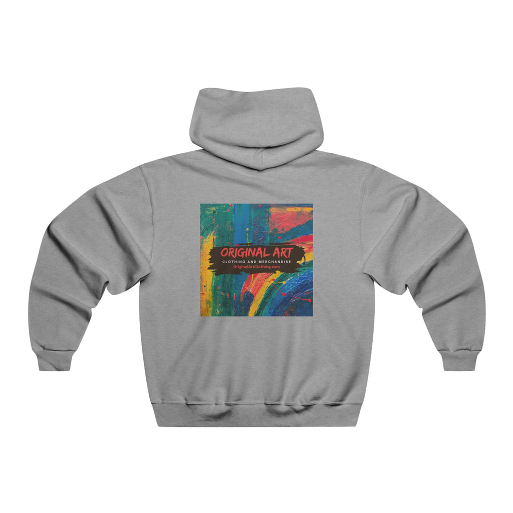 What Up! Hoodie — Casual Graphic Hooded Sweatshirt with 'what up!' Front & Original Art Back