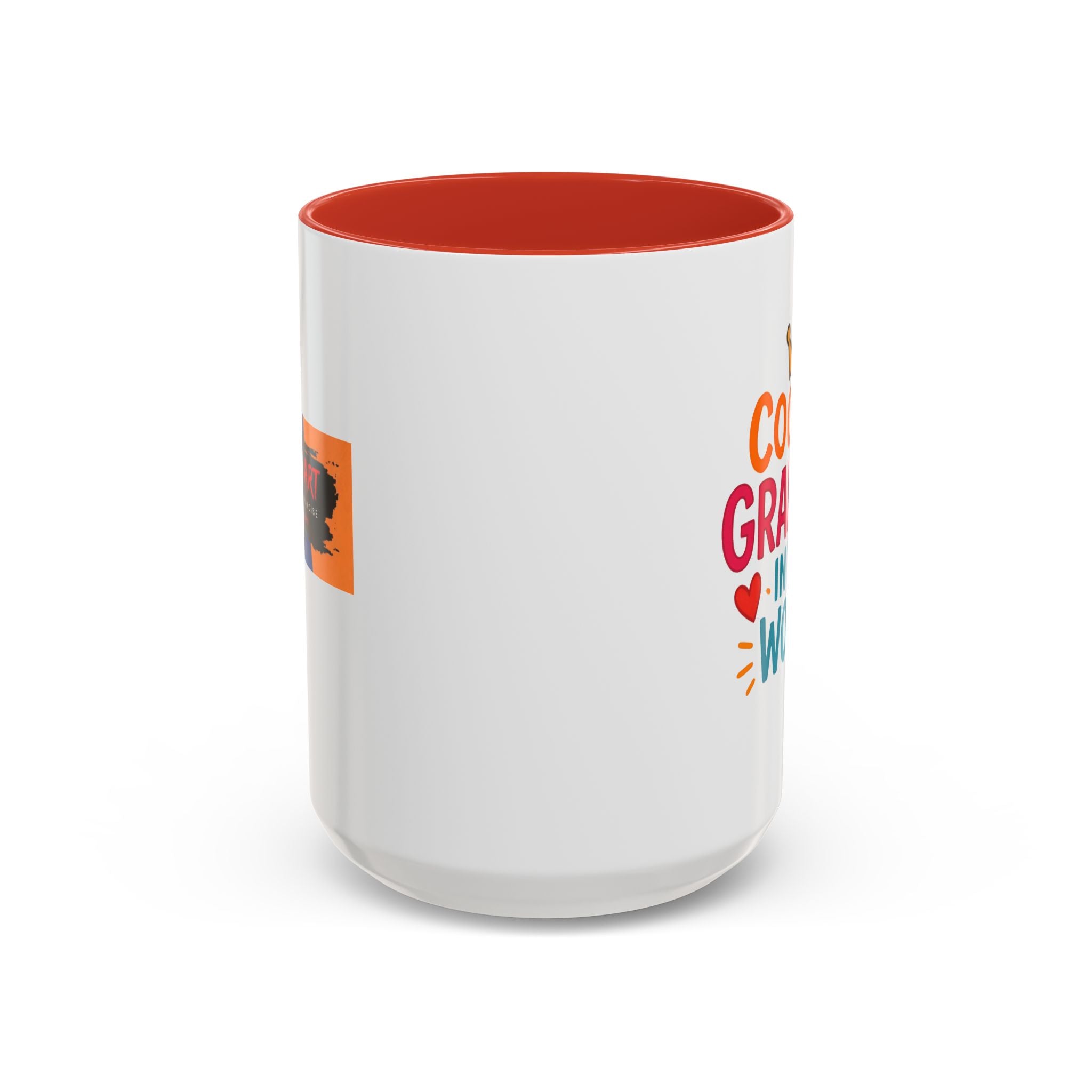 Coolest Grandma in the World Accent Coffee Mug — Fun Gift for Grandmother (11/15oz)