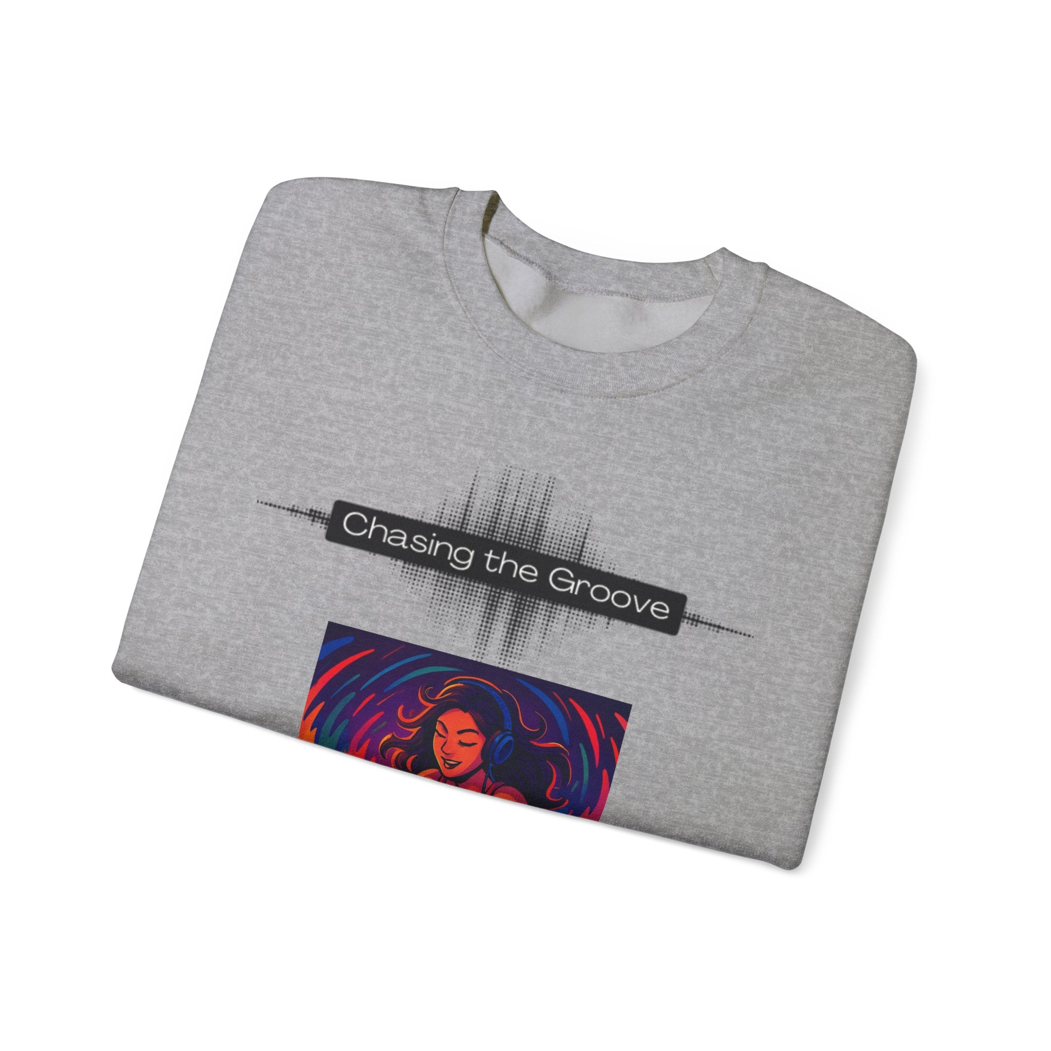 “Chasing the Groove” Soundwave Music Pullover--Crewneck Sweatshirt