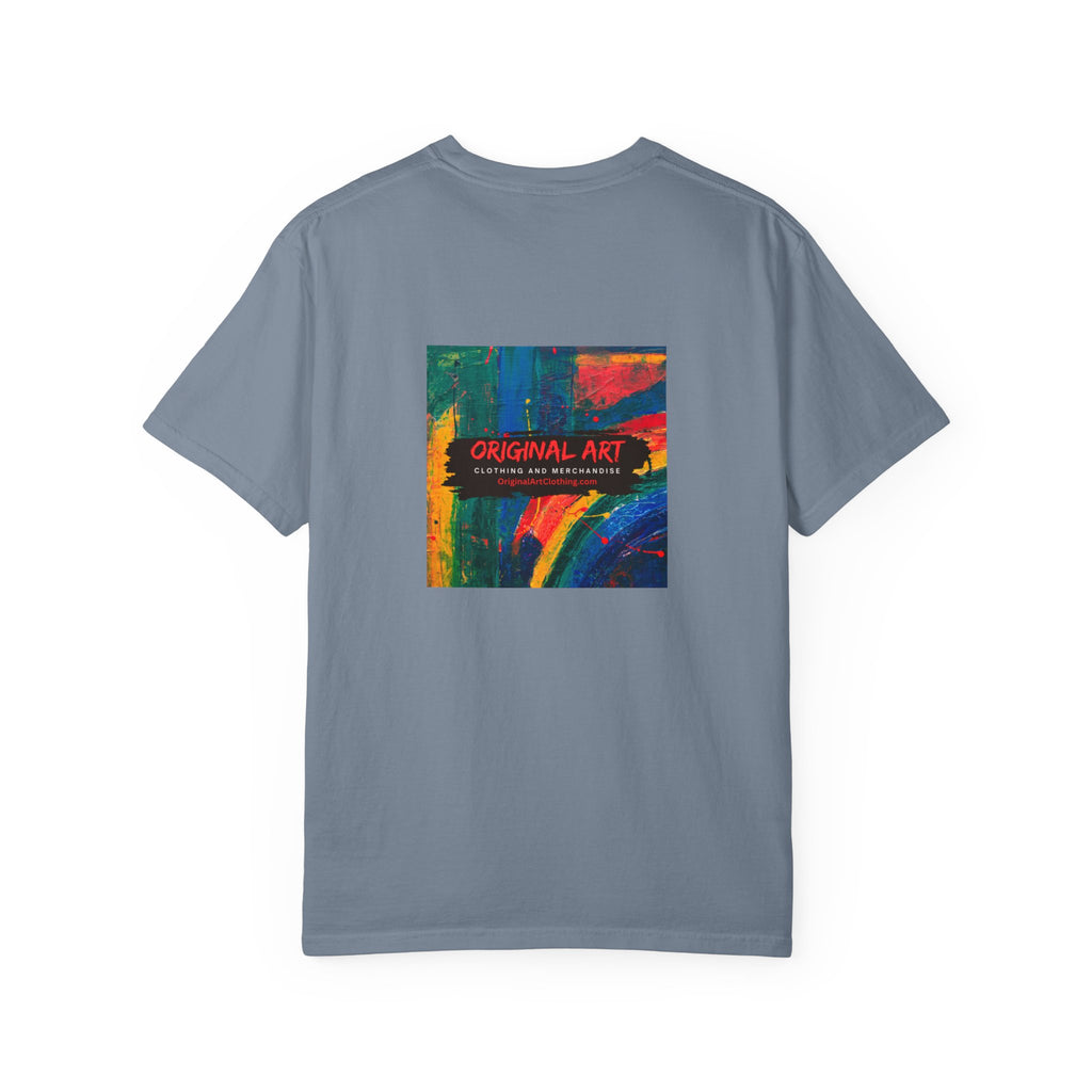 FIYA Flame Graphic T‑Shirt — Retro Fire Lettering Tee (Original Art)