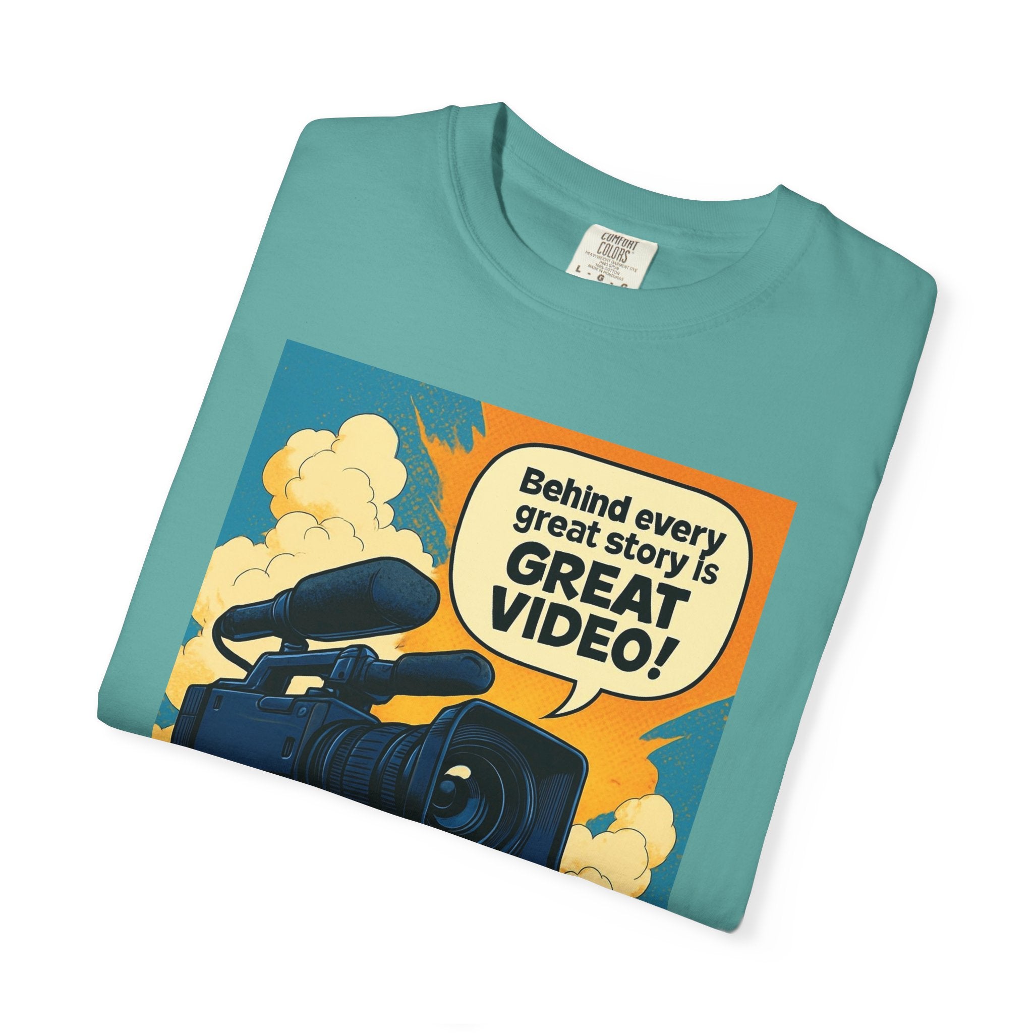 TV News Videographer Unisex Garment-Dyed T-shirt