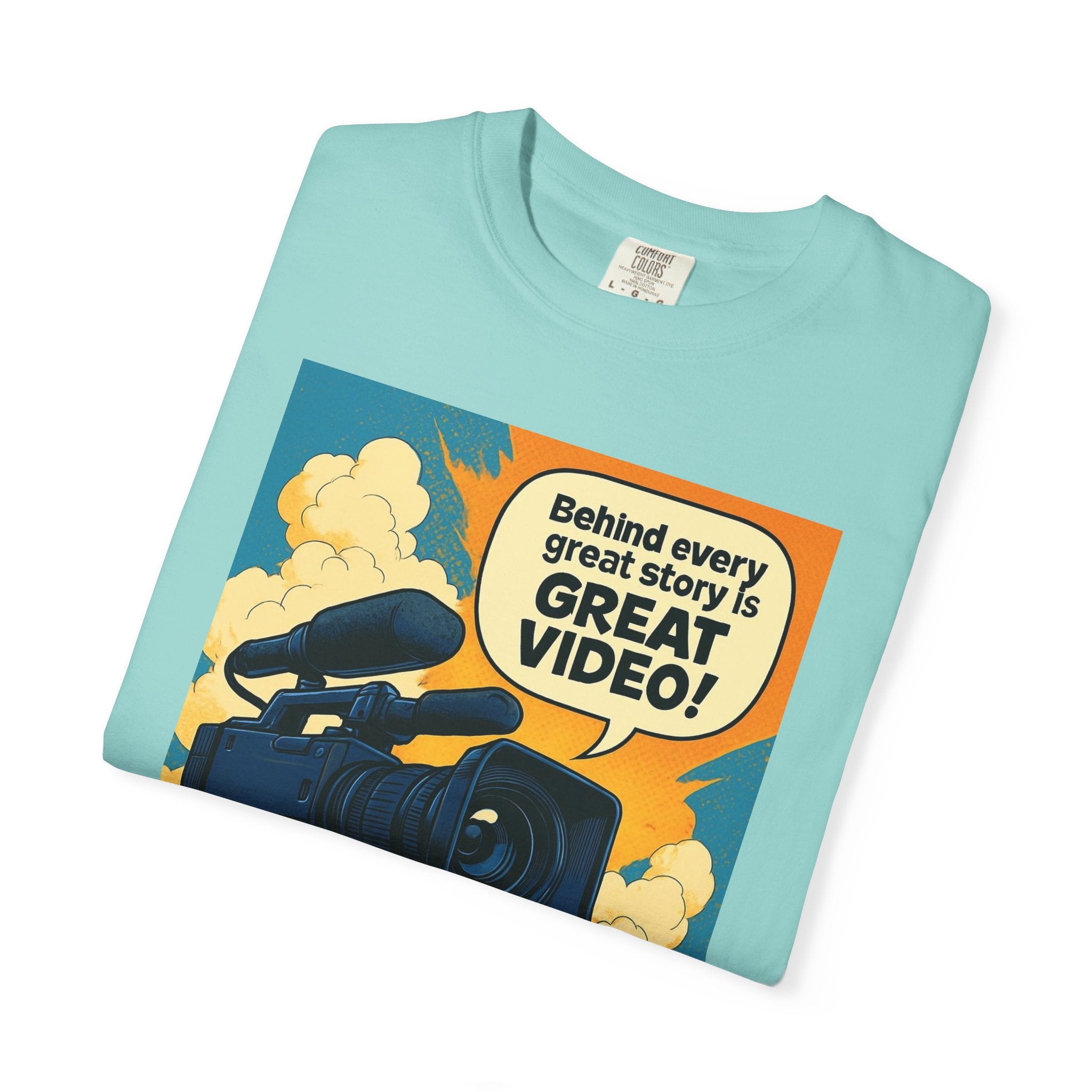 TV News Videographer Unisex Garment-Dyed T-shirt