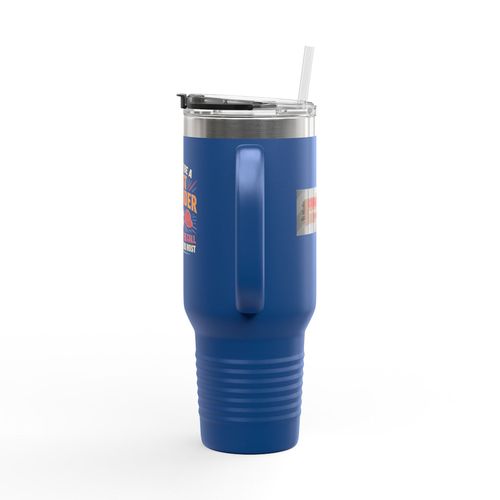 40oz Insulated Travel Mug - First Responder Appreciation Design (Answering the Call)