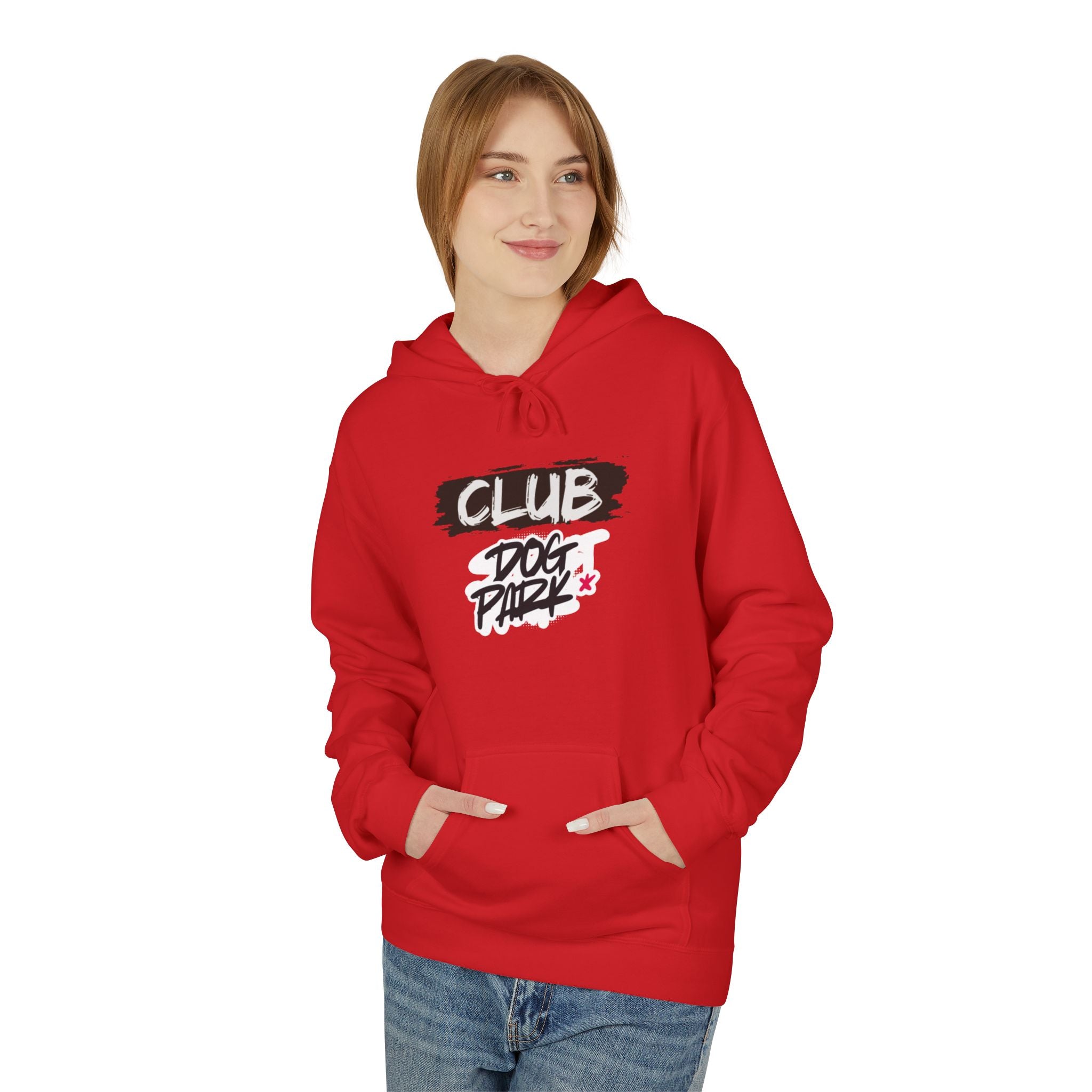 Club Dog Park Unisex Midweight Softstyle Fleece Hoodie