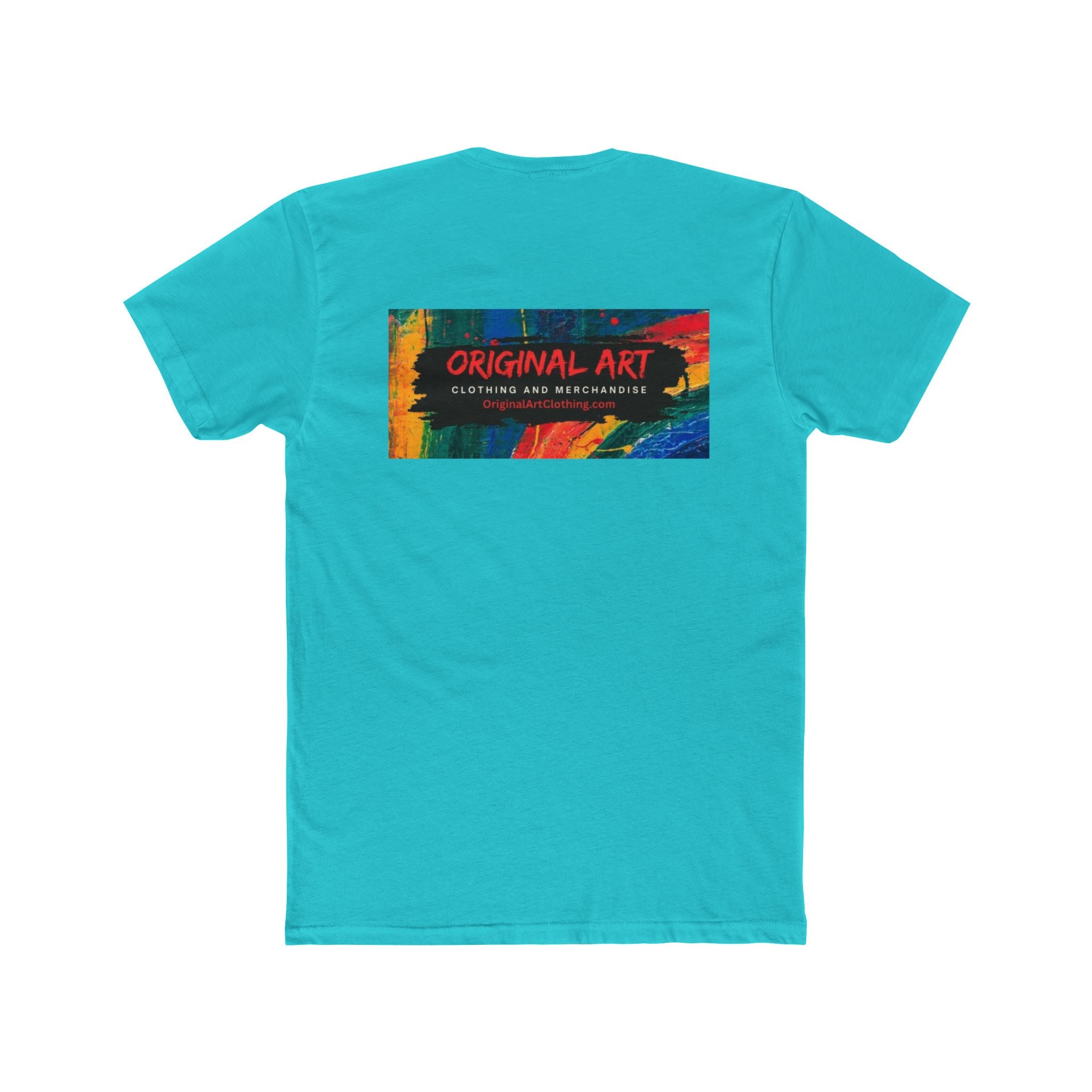 Happy Hour Crew Tee — "Happy Hour" Text Front & Original Art Back Cotton T‑Shirt