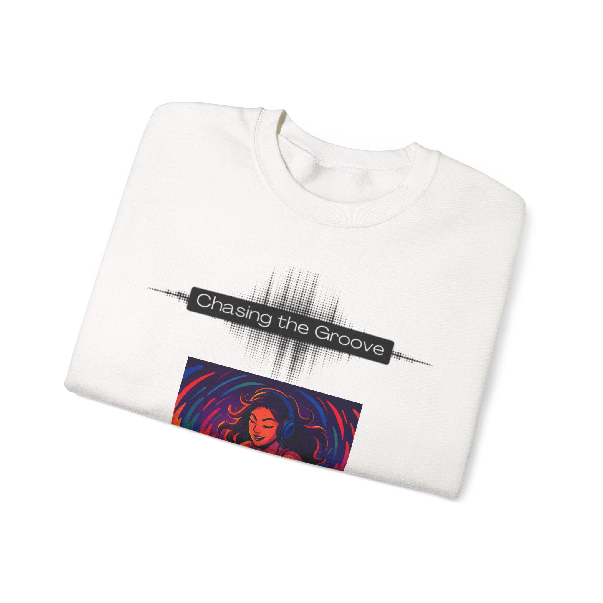 “Chasing the Groove” Soundwave Music Pullover--Crewneck Sweatshirt