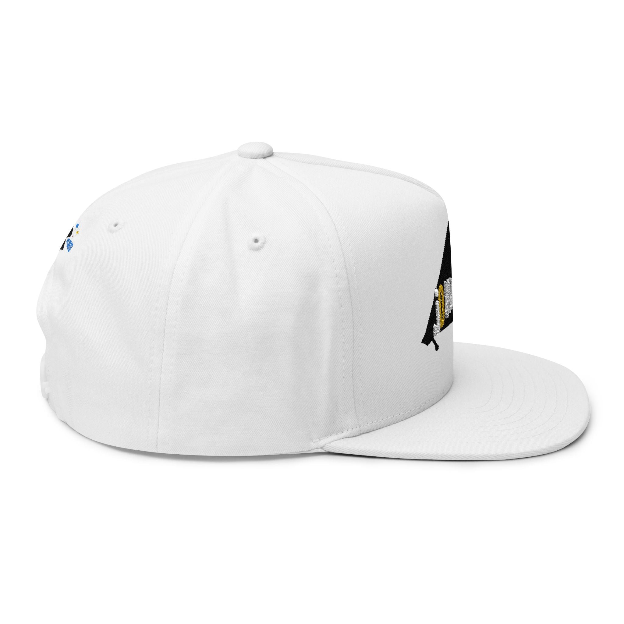 Johnnie Be Good Movie Embroidered Grand Piano Flat Bill Cap