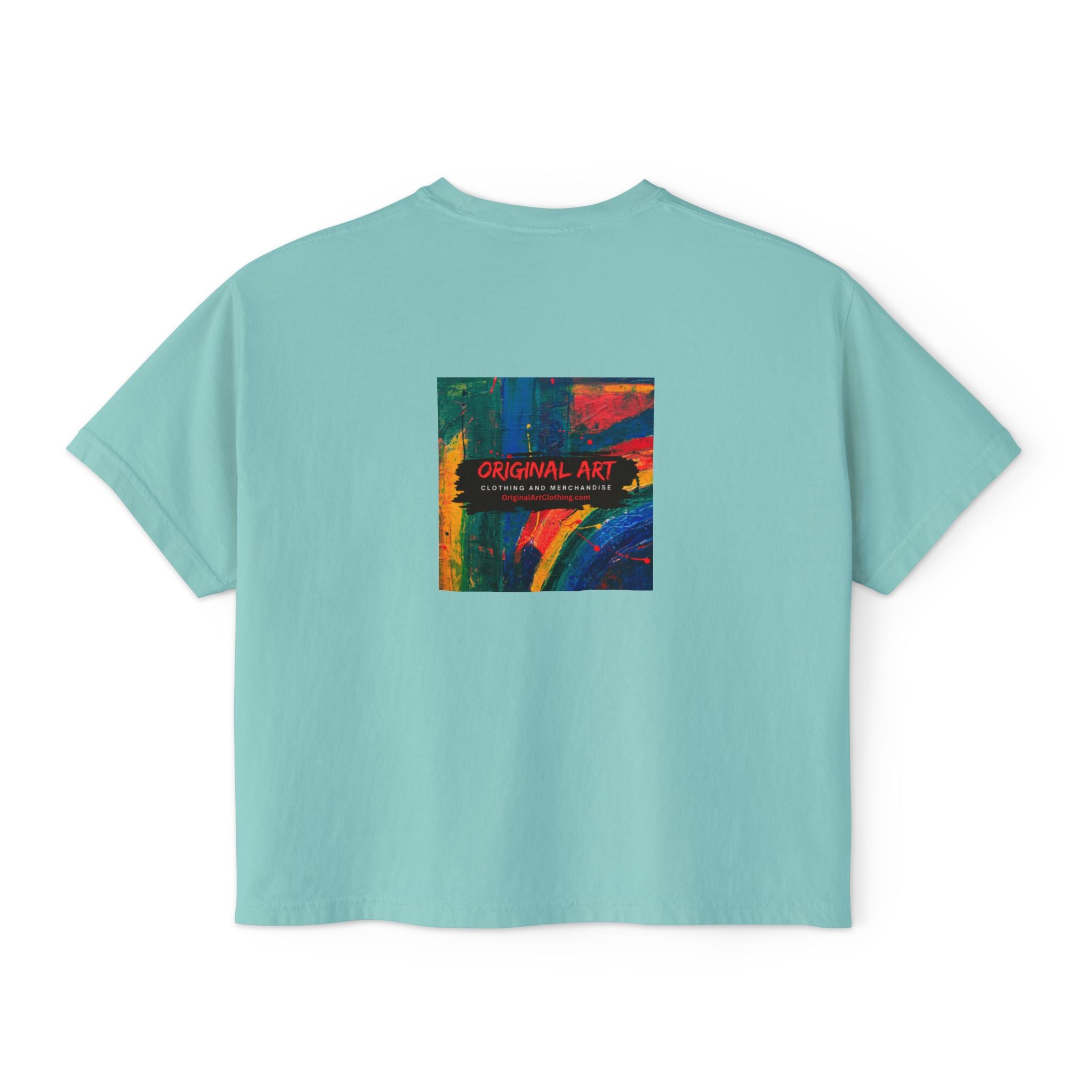 Teacher Tee — “I teach. I make a difference. Maybe not today, but eventually.” Boxy Women's T‑Shirt