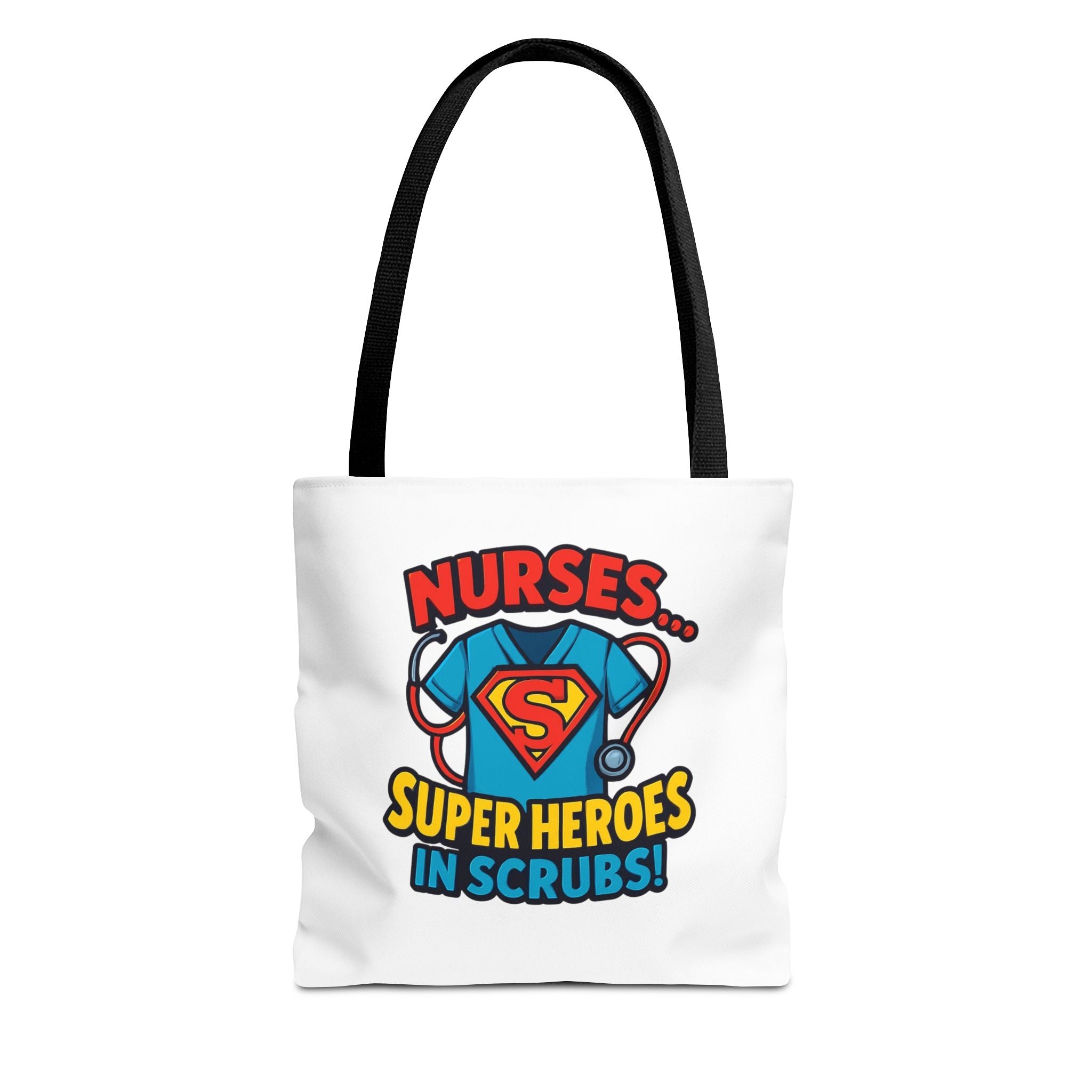 Nurse Tote Bag — "Nurses... Super Heroes in Scrubs" Gift Tote