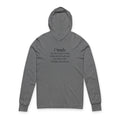 Teacher Hoodie Tee — “I teach. It’s like trying to herd really smart cats…” Long-Sleeve Hooded Tee