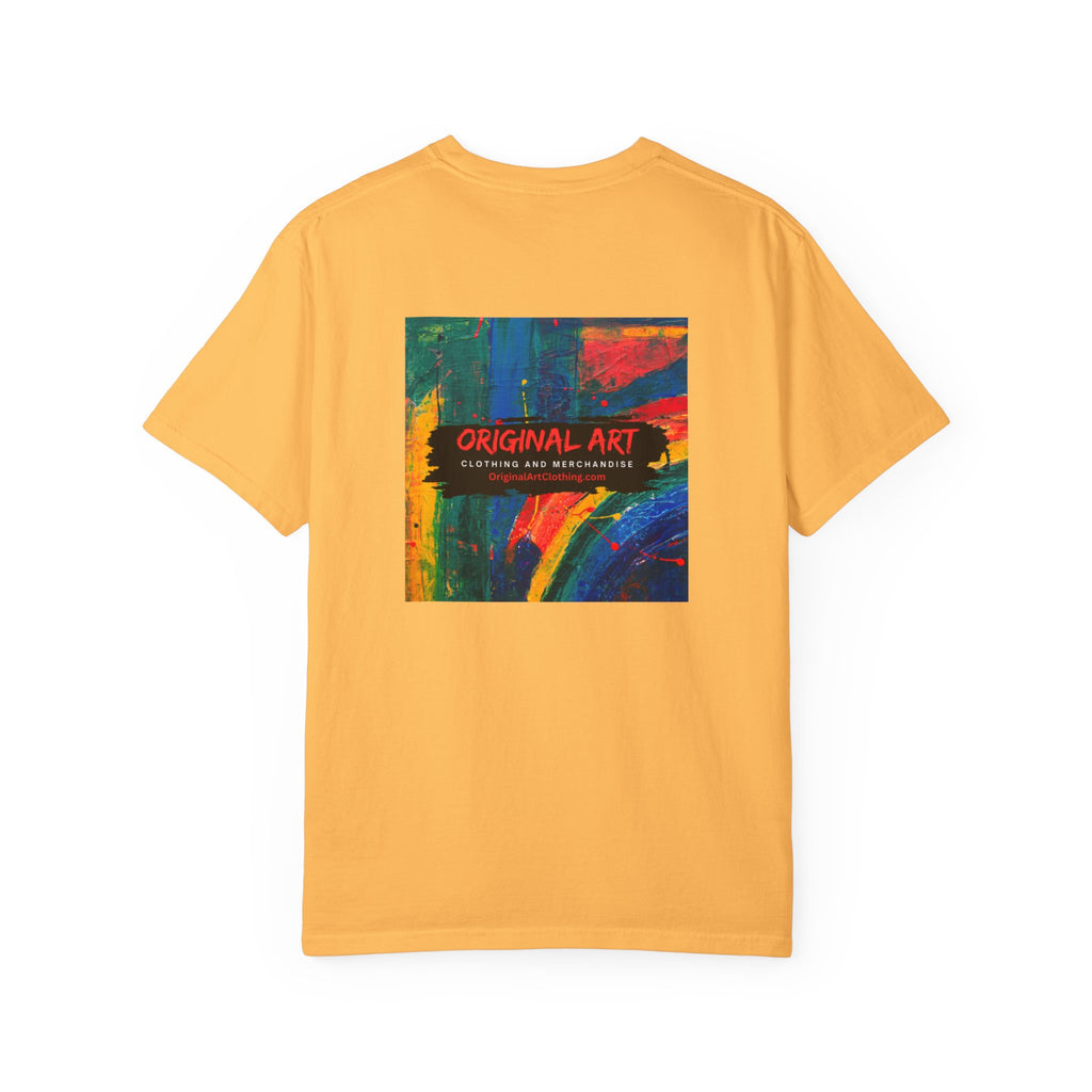 What Up! Tee — Casual Graphic T-Shirt with 'what up!' Front & Original Art Back