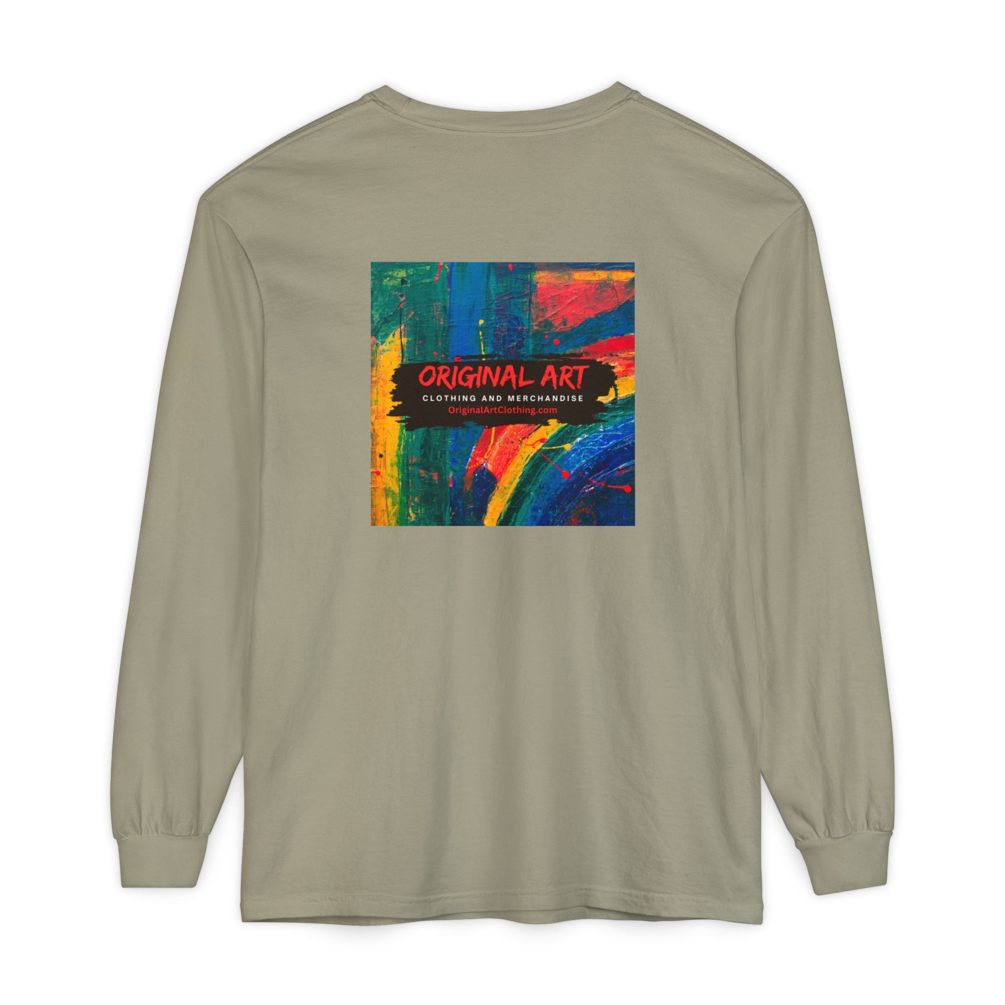 TV News Videographer: Unisex Garment-dyed Long Sleeve T-Shirt