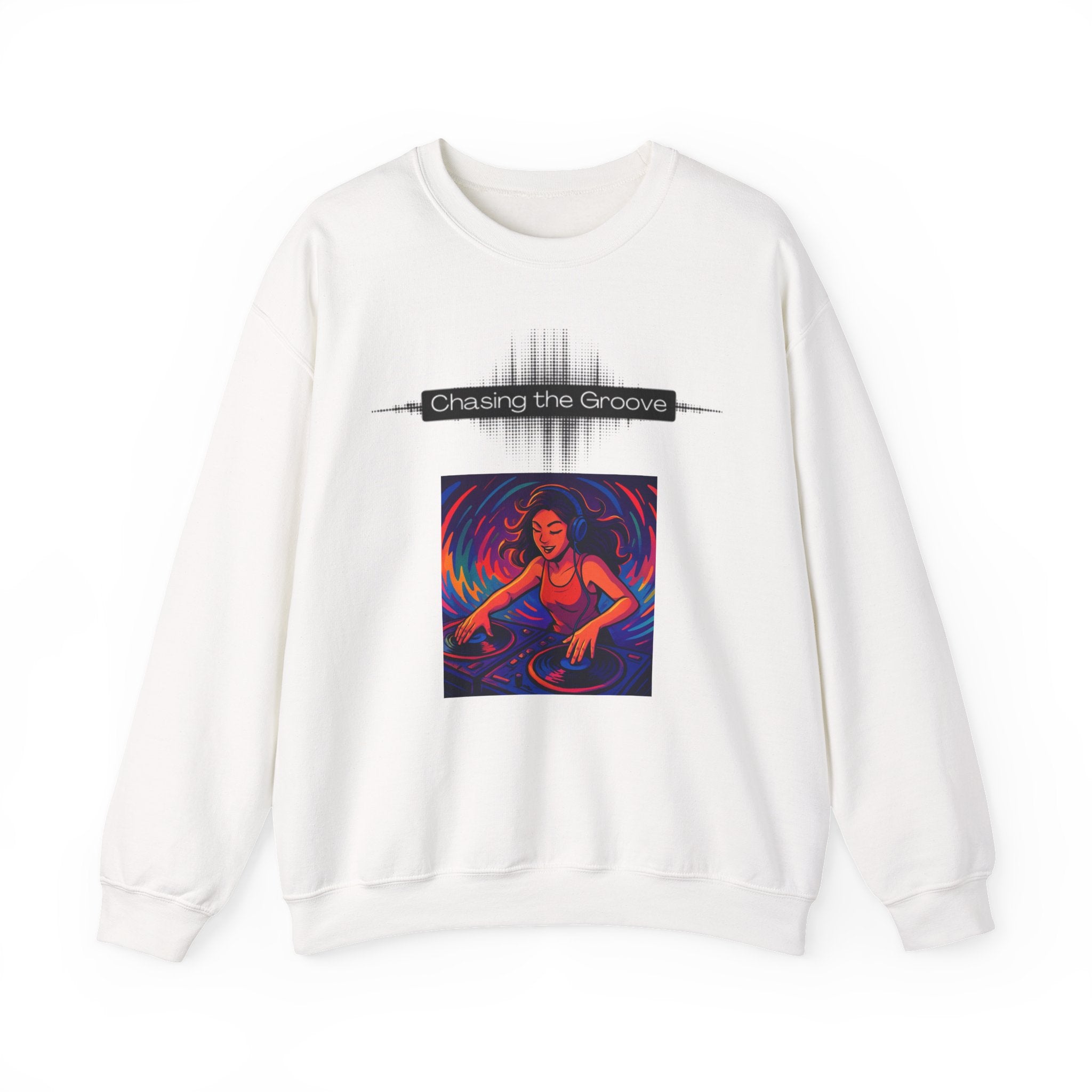 “Chasing the Groove” Soundwave Music Pullover--Crewneck Sweatshirt