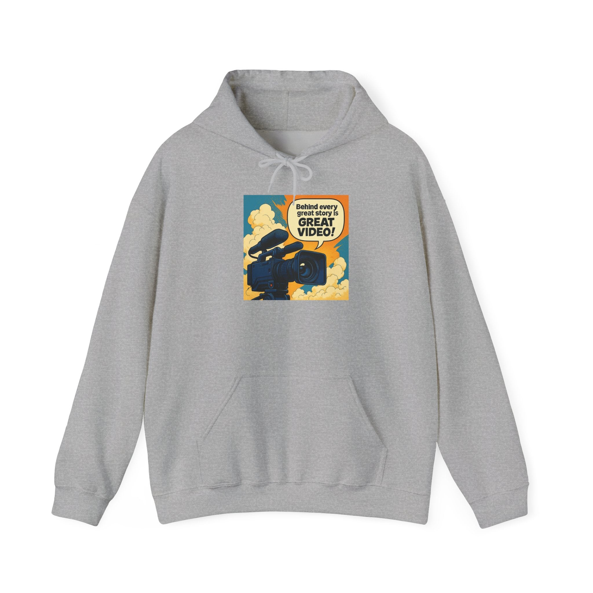 "Behind Every Great Video" Graphic Sweatshirt