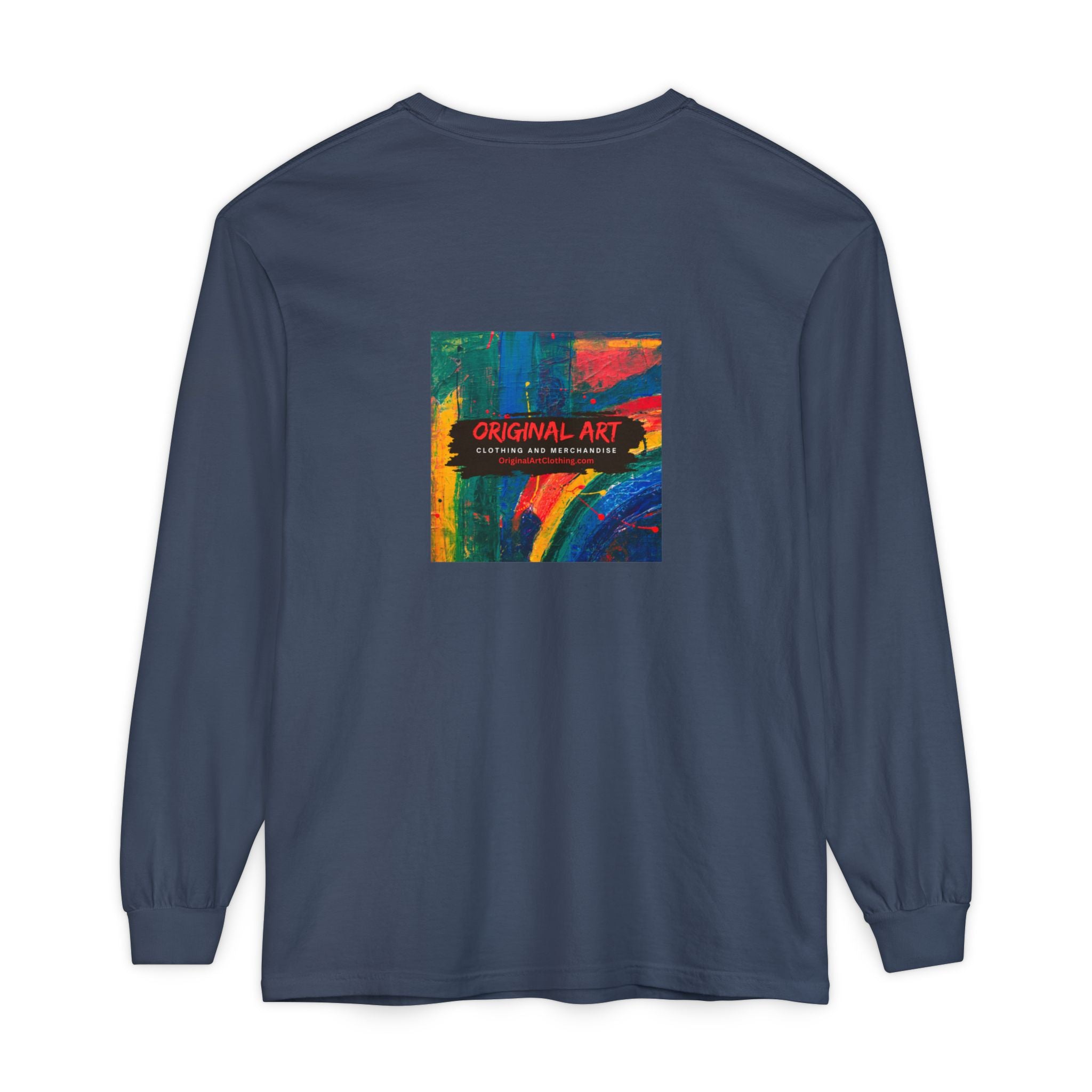 Producing is my super power! Long Sleeve T‑Shirt — Retro Comic Book Girl Graphic (Original Art)