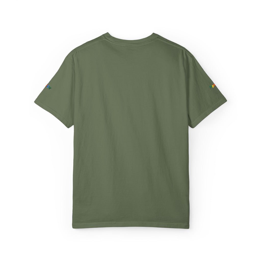 "Fancy" Colorful Logo T-Shirt — Small Chest & Sleeve Graphic