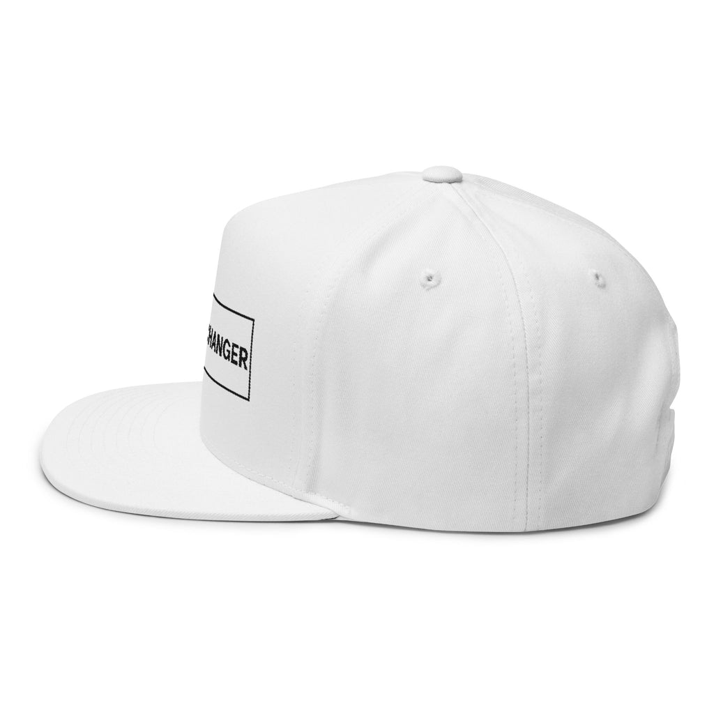Game Changer Flat Bill Cap - Stylish Embroidered Baseball Hat