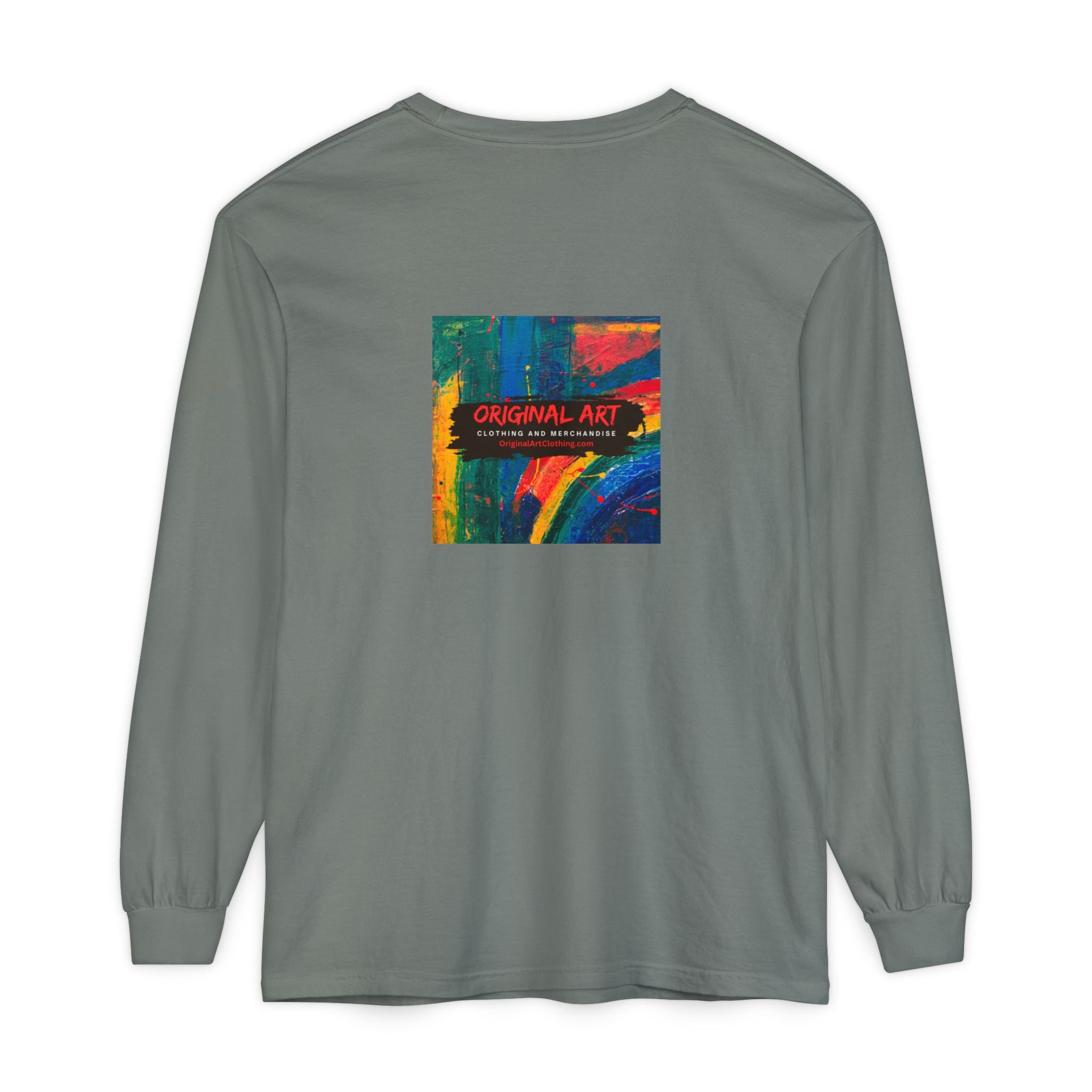 Dog Park Unisex Garment-dyed Long Sleeve T-Shirt