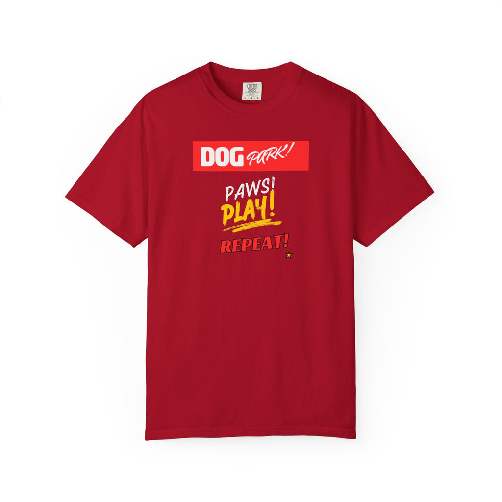 Dog Park Unisex Garment-Dyed T-shirt