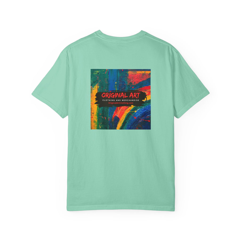 Vibe Unisex Garment-Dyed T-shirt | Casual Wear, Summer Fashion, Gift for Friends, Positive Vibes, Unique Streetwear