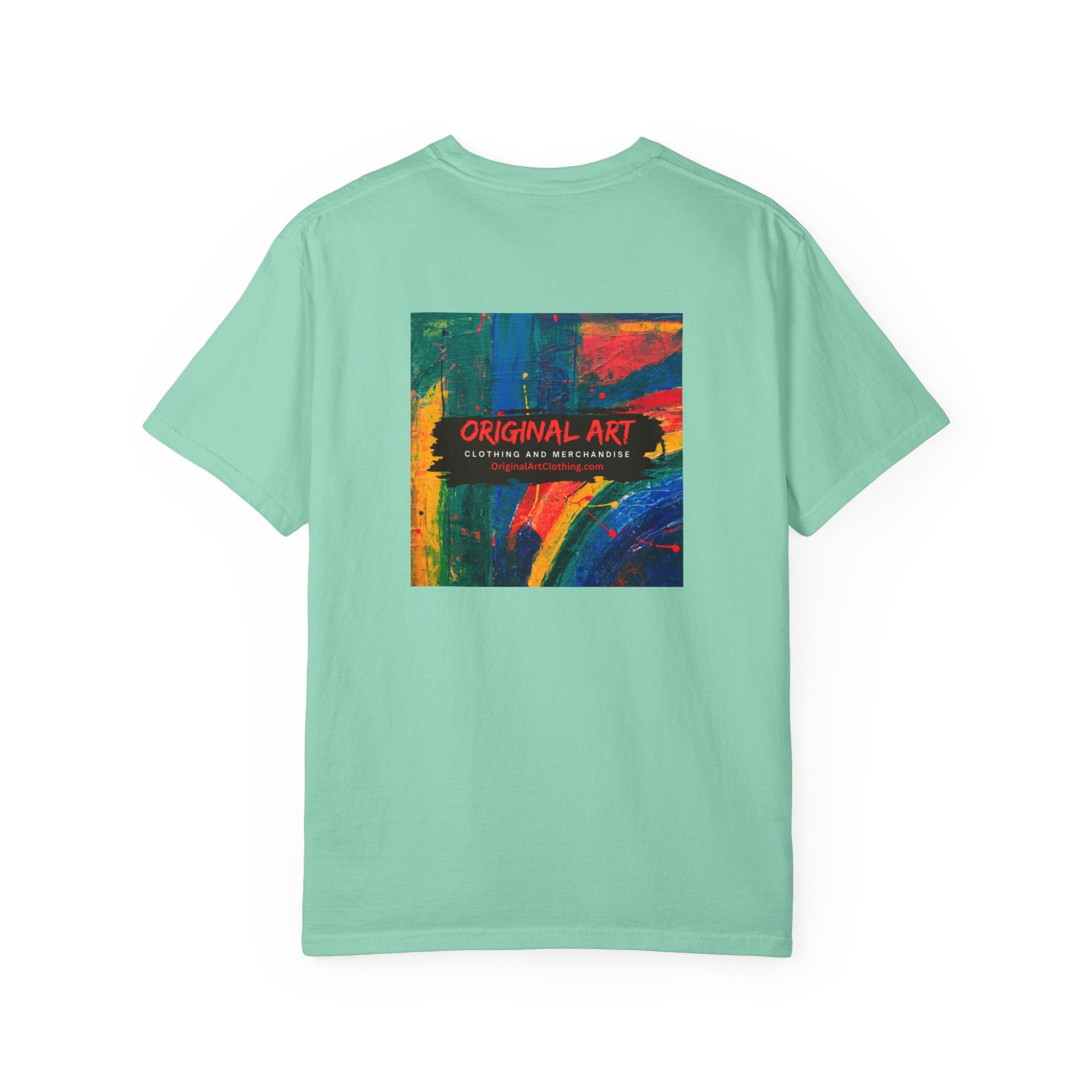 Vibe Unisex Garment-Dyed T-shirt | Casual Wear, Summer Fashion, Gift for Friends, Positive Vibes, Unique Streetwear