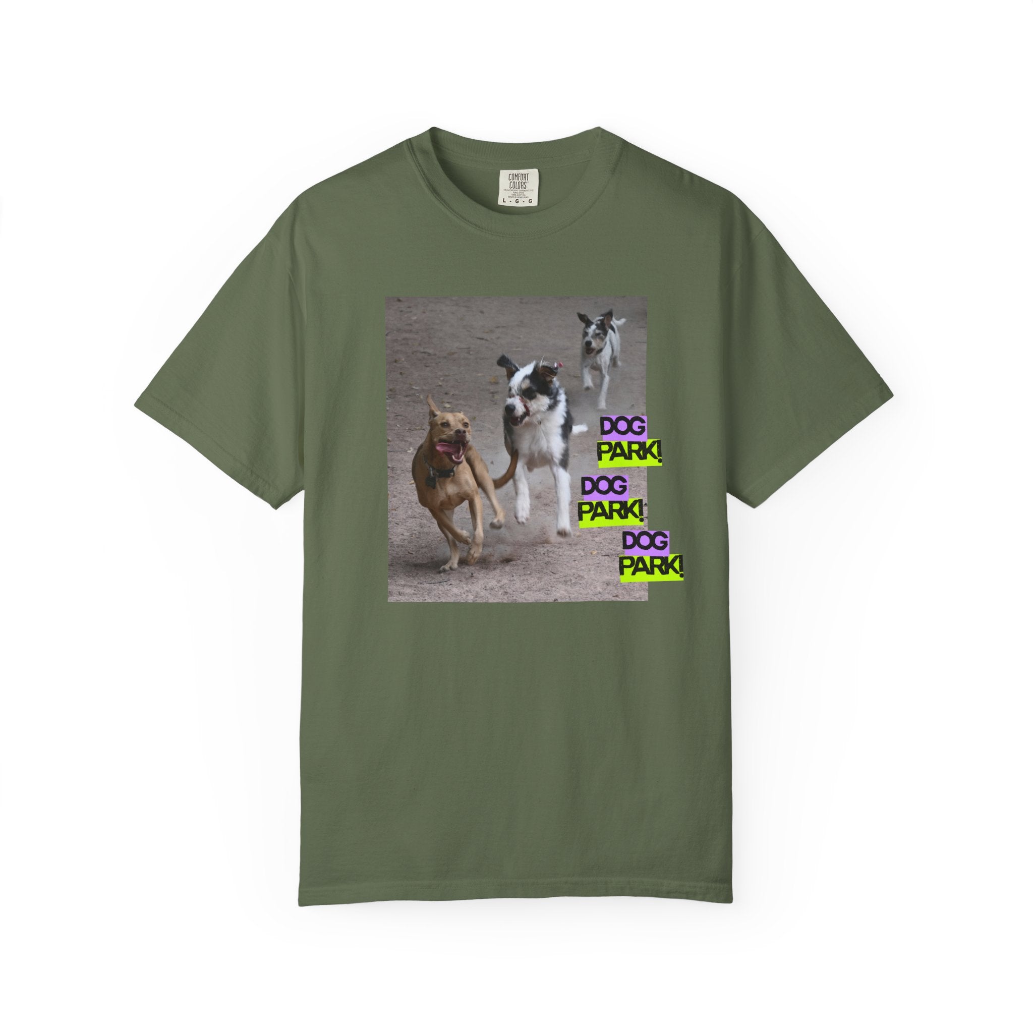 Dog Park Graphic Tee | Fun Pet Lover Shirt, Casual Dog Parent Apparel, Unique Gift for Dog Owners, Animal Lover Fashion