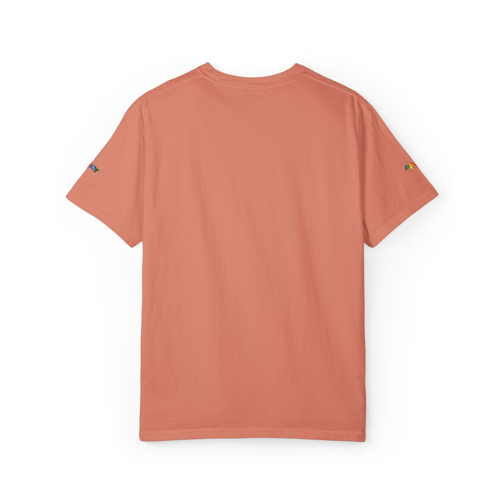 "Fancy" Colorful Logo T-Shirt — Small Chest & Sleeve Graphic