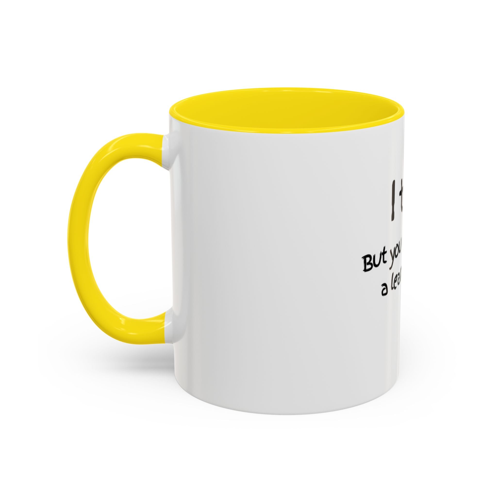 Teacher Coffee Mug — "I teach. But you may call me a learning ninja." Accent Mug
