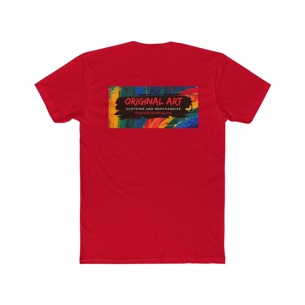 Happy Hour Crew Tee — "Happy Hour" Text Front & Original Art Back Cotton T‑Shirt