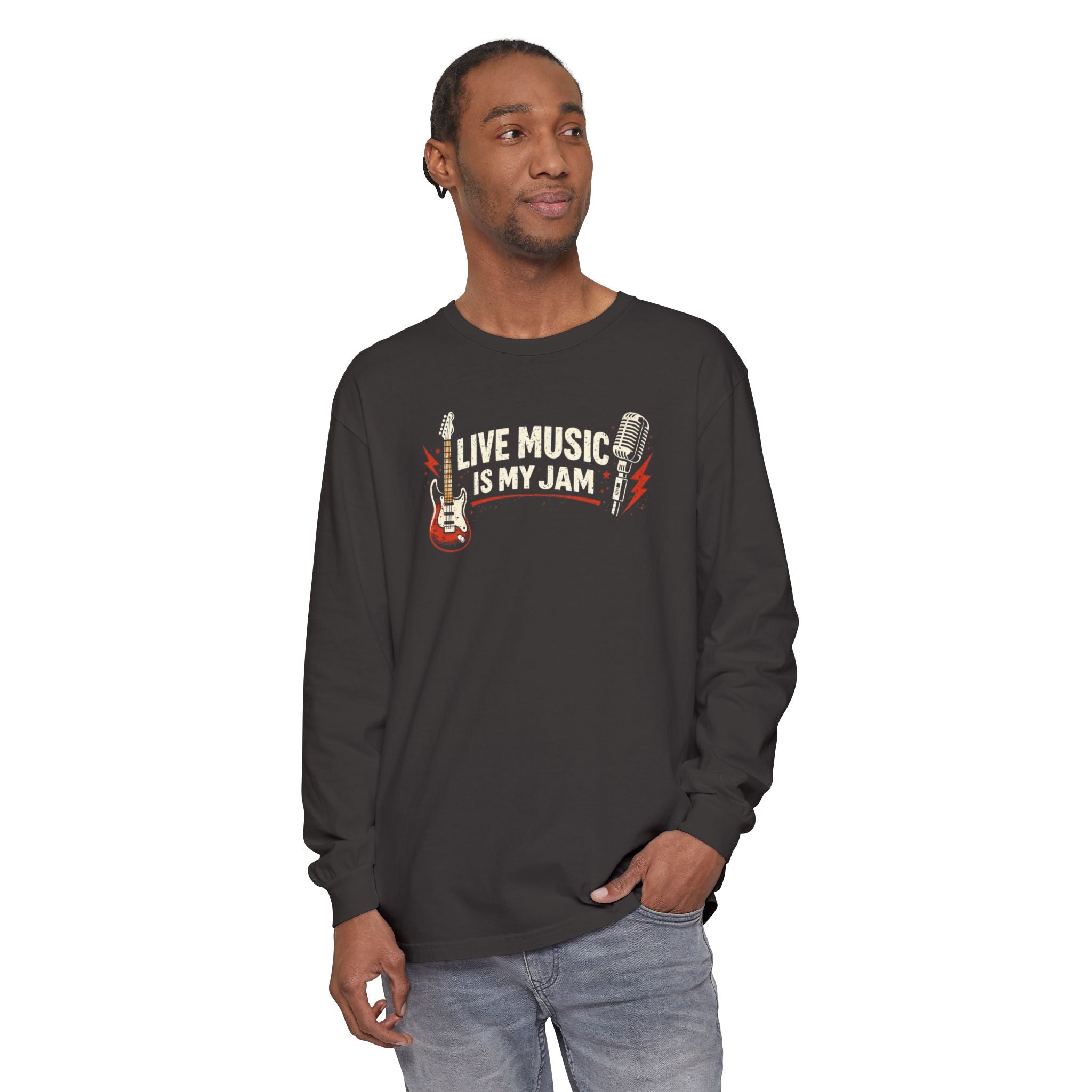 Live Music Is My Jam Long Sleeve Tee